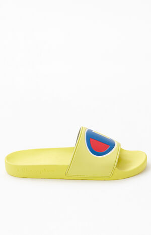 Champion Yellow IPO Slide Sandals | PacSun