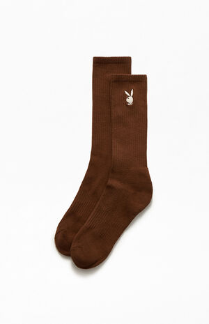 Playboy By PacSun Embroidered Logo Crew Socks | PacSun