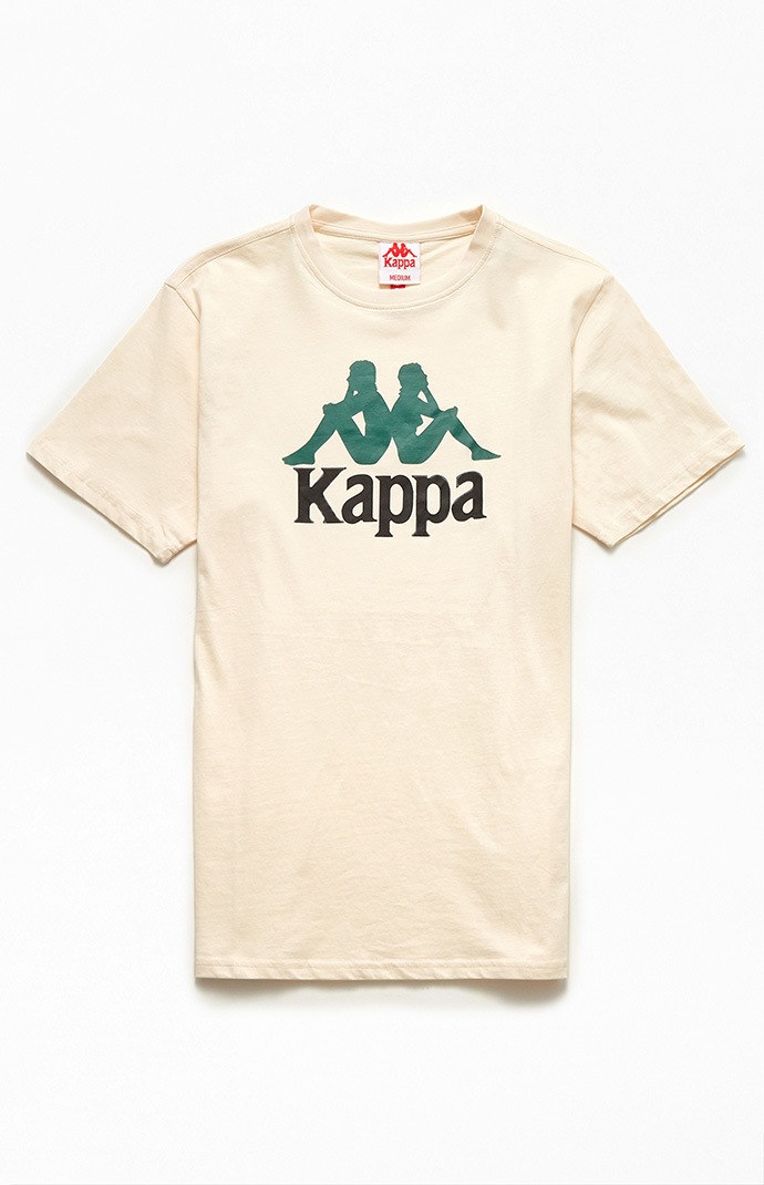 Kappa White & Green Authentic Estessi T-Shirt | PacSun