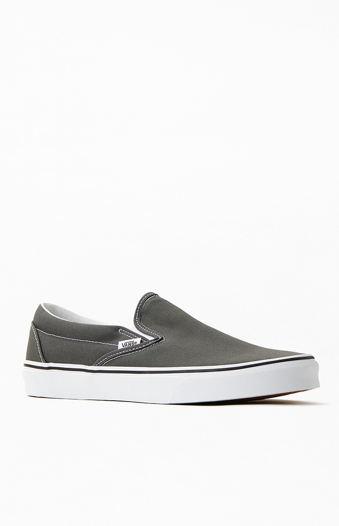 Vans Classic Slip-On Charcoal Shoes | PacSun