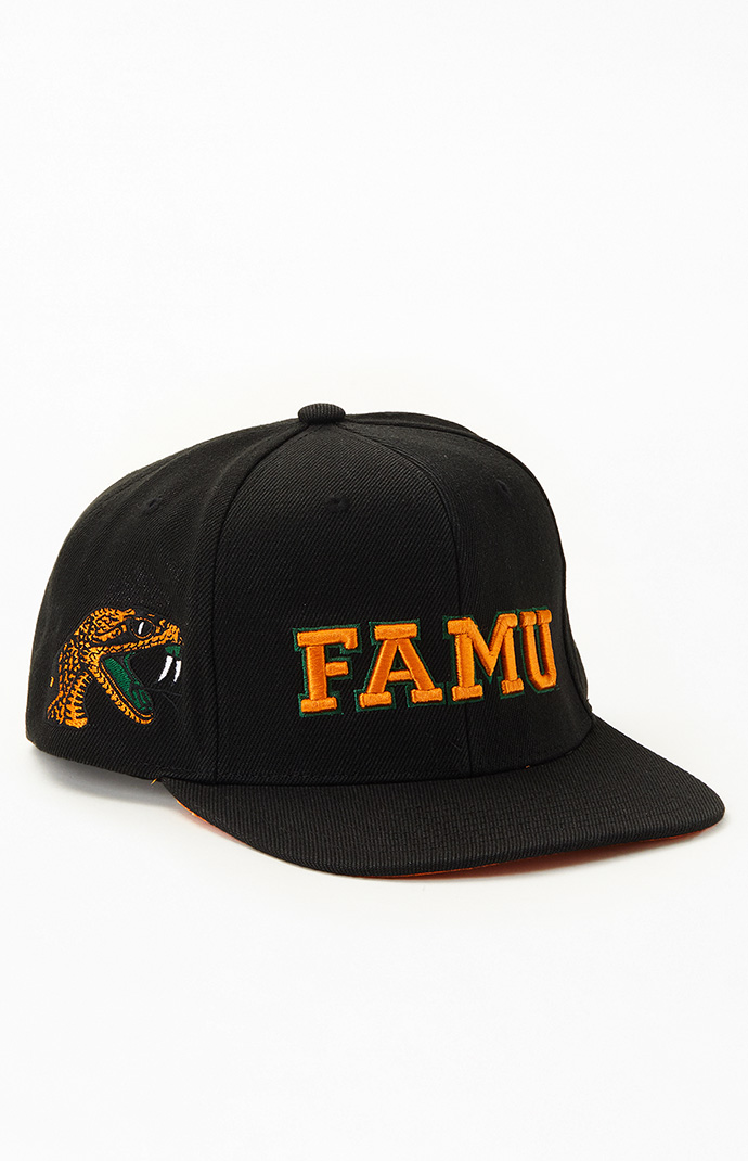 Mitchell & Ness Double Down Snapback Florida A&M Hat | PacSun