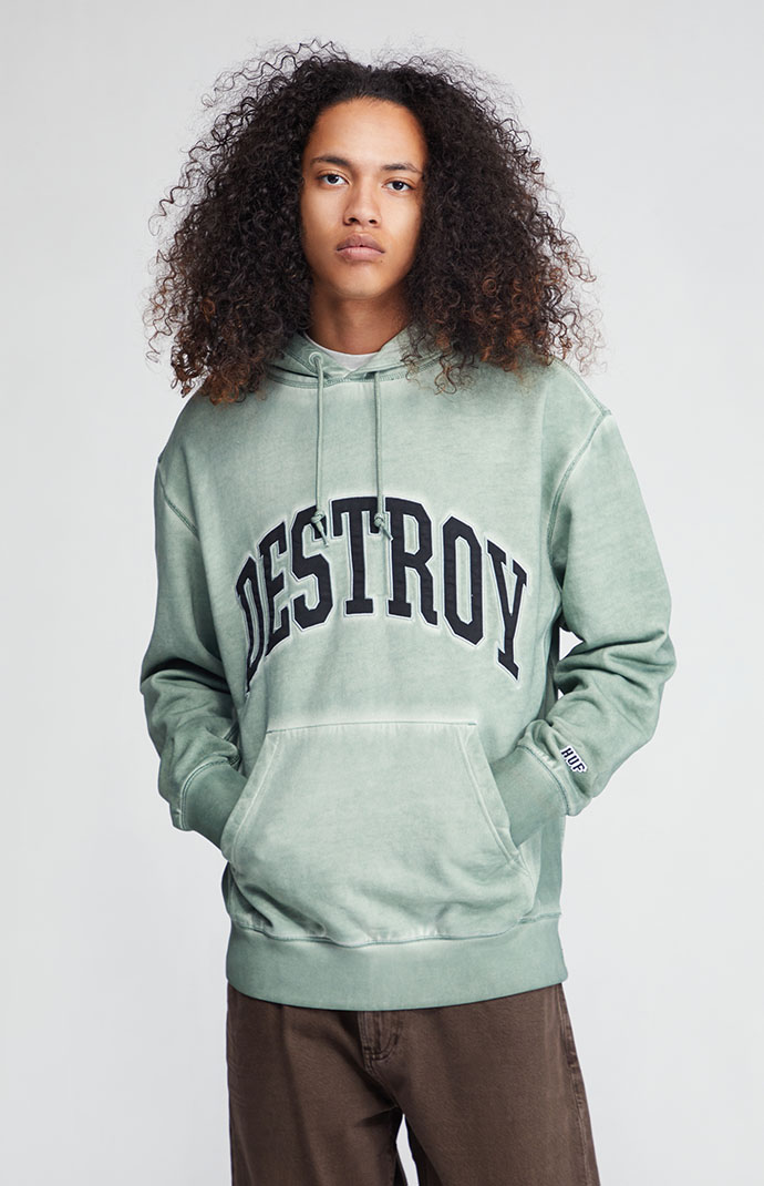 HUF Destroy Rebuilt Faded Pullover Hoodie | PacSun