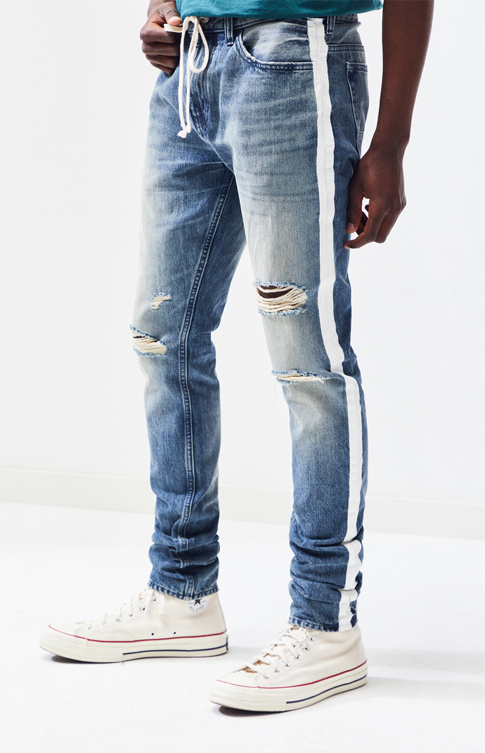 PacSun Stacked Skinny Side Stripe Jeans | PacSun | PacSun