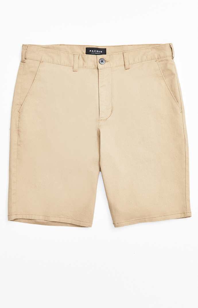 Slim Fit Khaki Chino Shorts | PacSun | PacSun