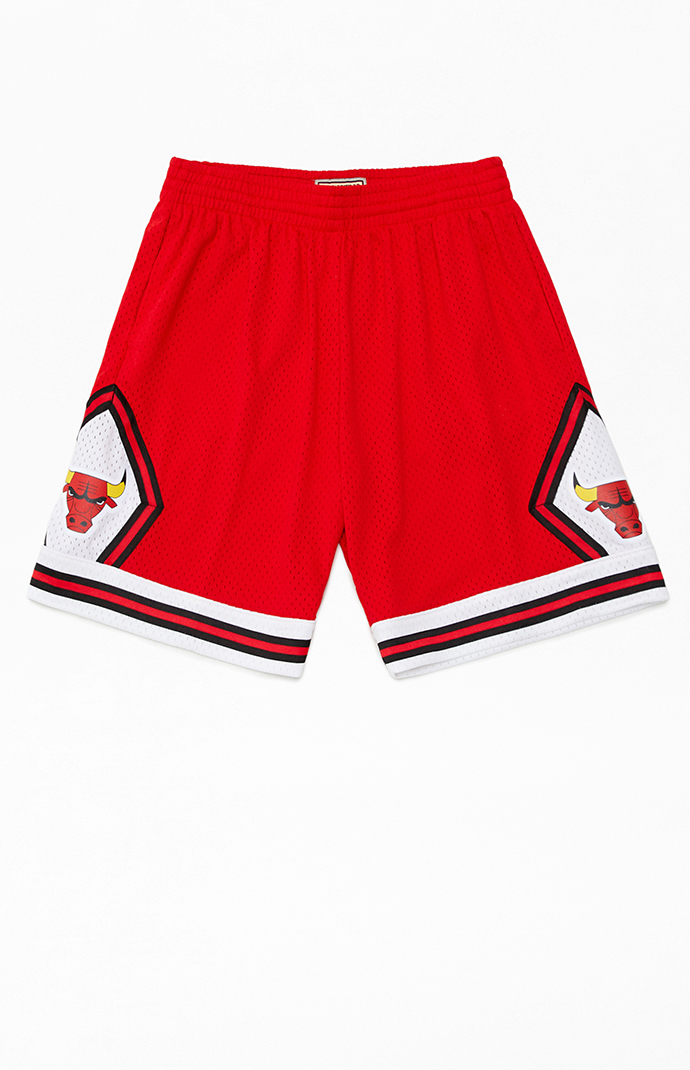 MITCHELL & NESS CHICAGO BULLS CNY CHINESE NEW YEAR HOME BASKETBALL  SHORTS LARGE