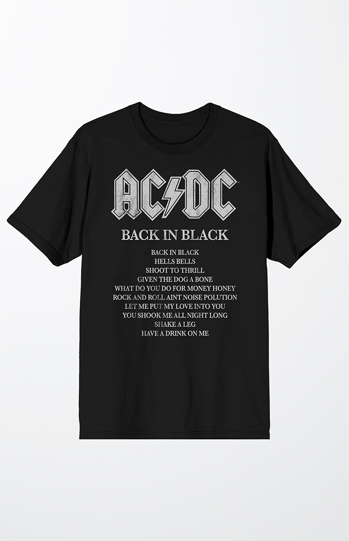 Bioworld AC/DC Back in Black T-Shirt | PacSun