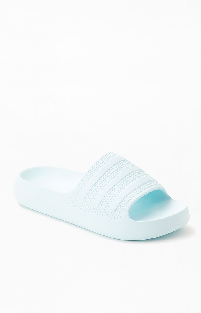 adidas Women's Blue Adilette Ayoon Slide Sandals | PacSun