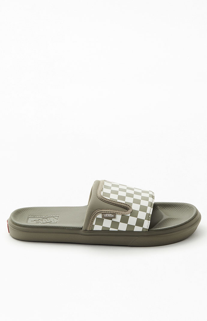 Vans Olive UltraCrush Slide Sandals | PacSun