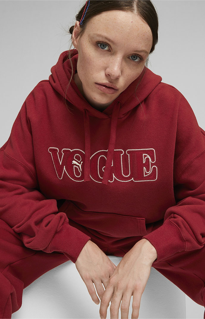 Puma x Vogue Red Oversized Hoodie | PacSun