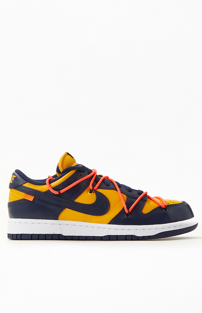 Nike x Off-White University Gold Dunk Low Shoes | PacSun