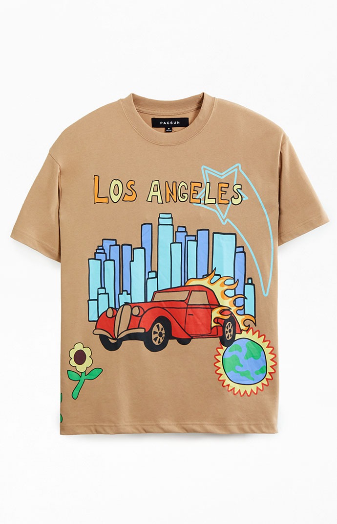 Los Angeles Downtown T Shirt/ Unisex Fit / Fashion Printed USA 