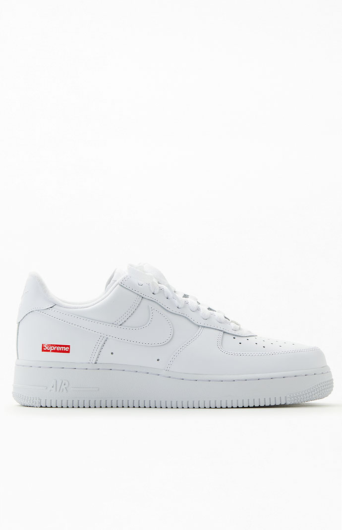 Supreme x Air Force 1 Low 'Box Logo sneakers for sale at Urban Necessities.
