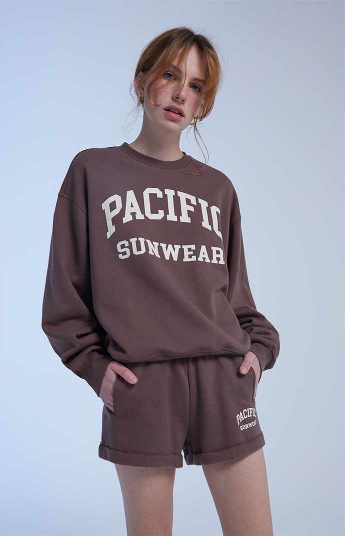 PacSun Brown Pacific Sunwear Sweat Shorts | PacSun