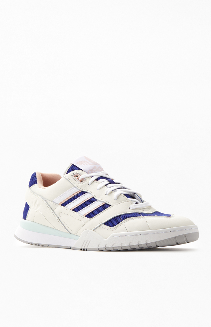 adidas White & Purple A.R. Trainer Shoes | PacSun | PacSun