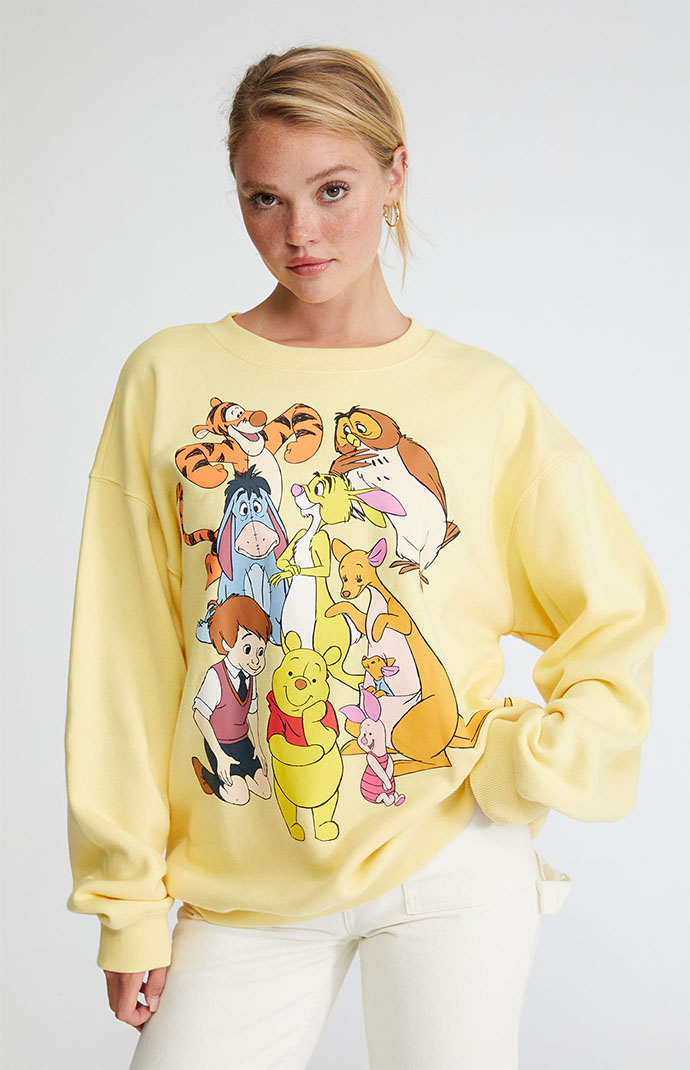 Disney Winnie The Pooh Crew Neck Sweatshirt | PacSun
