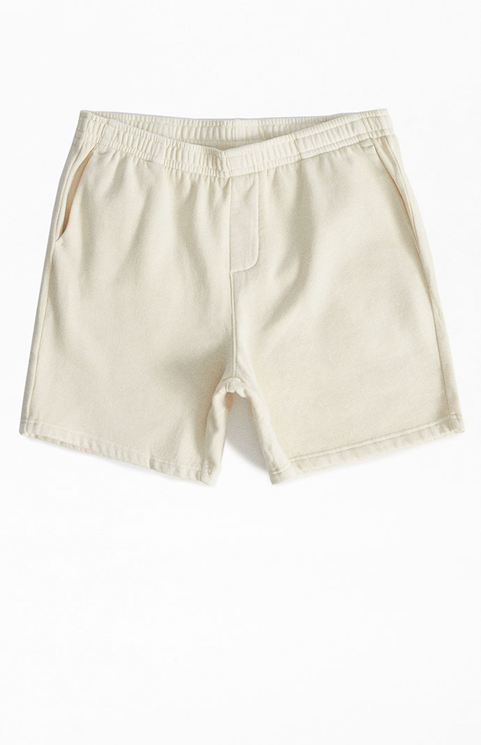 PacSun Cream Fleece Sweat Shorts | PacSun