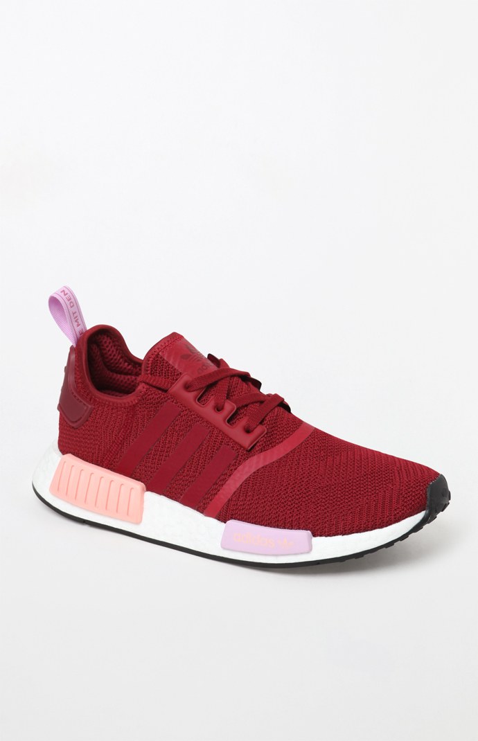 adidas Women's Burgundy NMD_R1 Sneakers | PacSun | PacSun