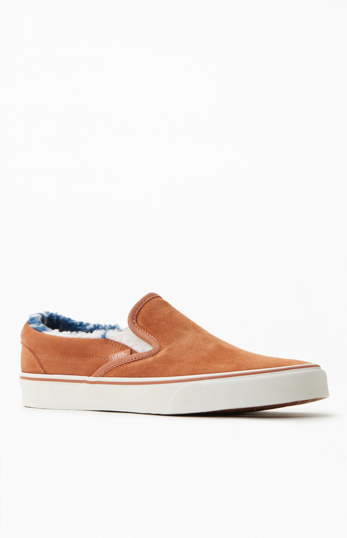 Vans Suede Sherpa Classic Slip-On Shoes | PacSun