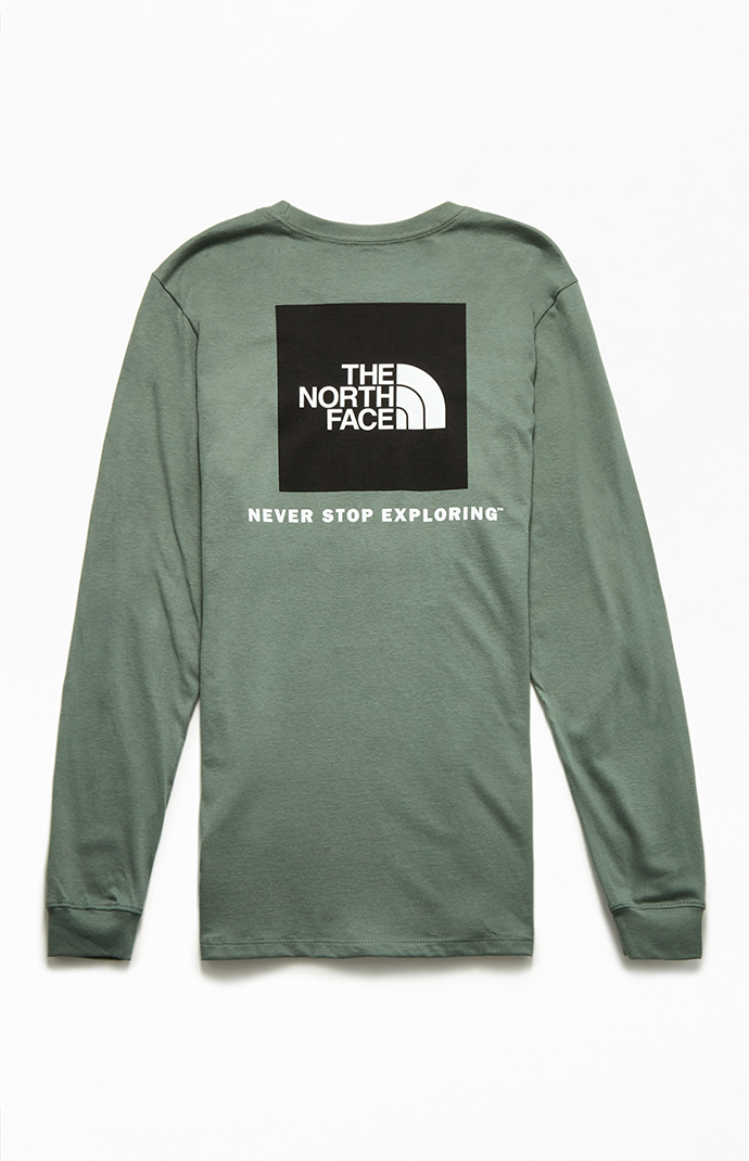 The North Face Olive Box NSE Long Sleeve T-Shirt | PacSun