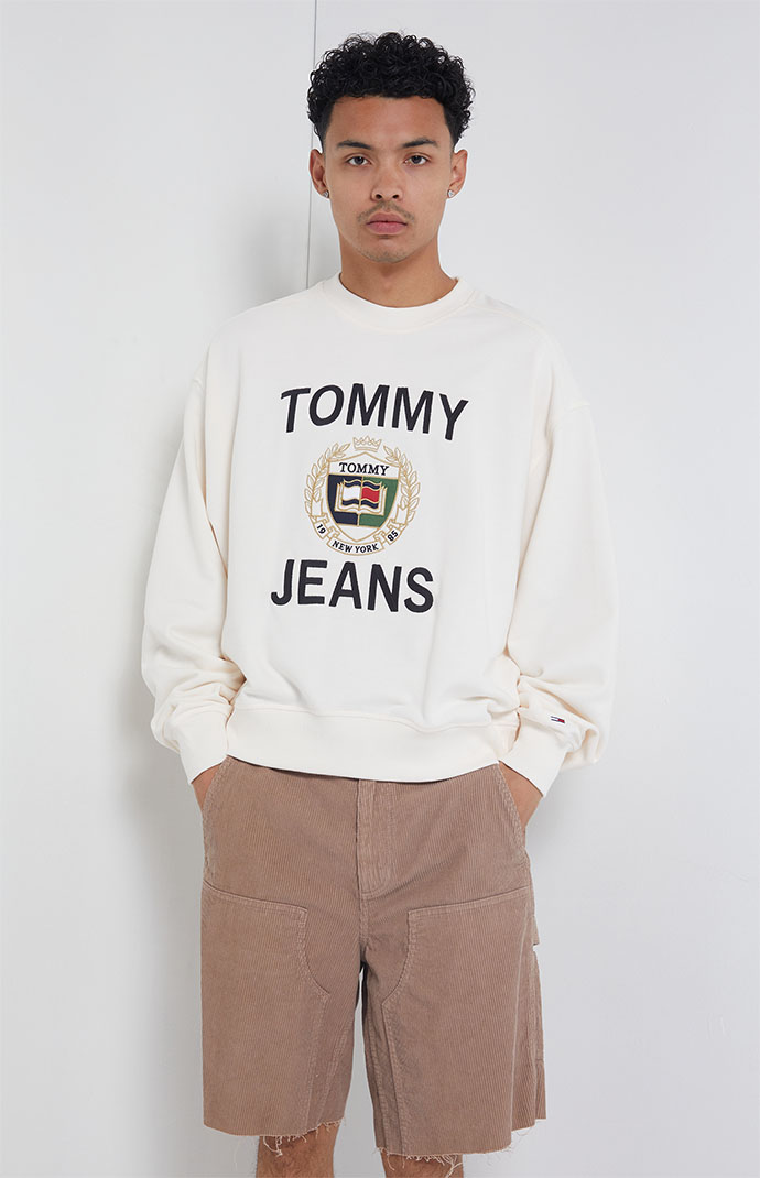 Tommy Jeans Boxy Luxe Crew Neck Sweatshirt | PacSun