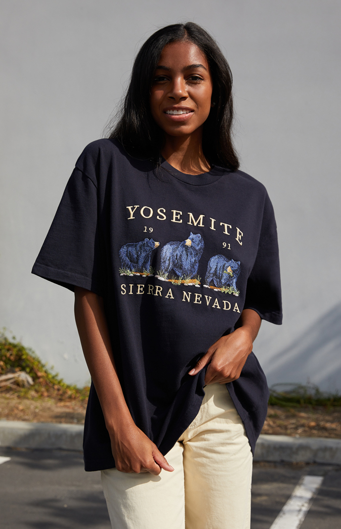John Galt Yosemite Bears Boyfriend T-Shirt | PacSun