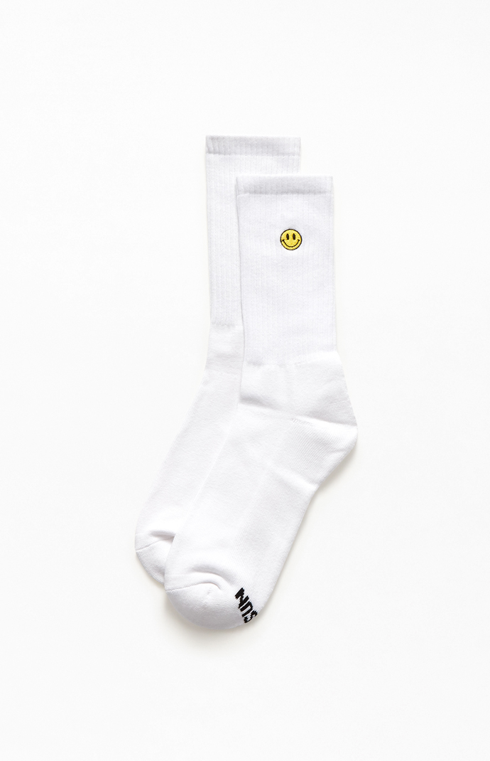 PacSun Recycled Smiley Face Crew Socks | PacSun