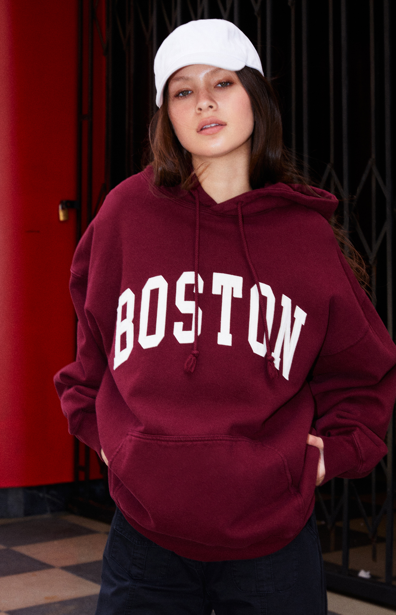 Sweatshirts – Brandy Melville  Christy hoodie, Hoodies, Baggy