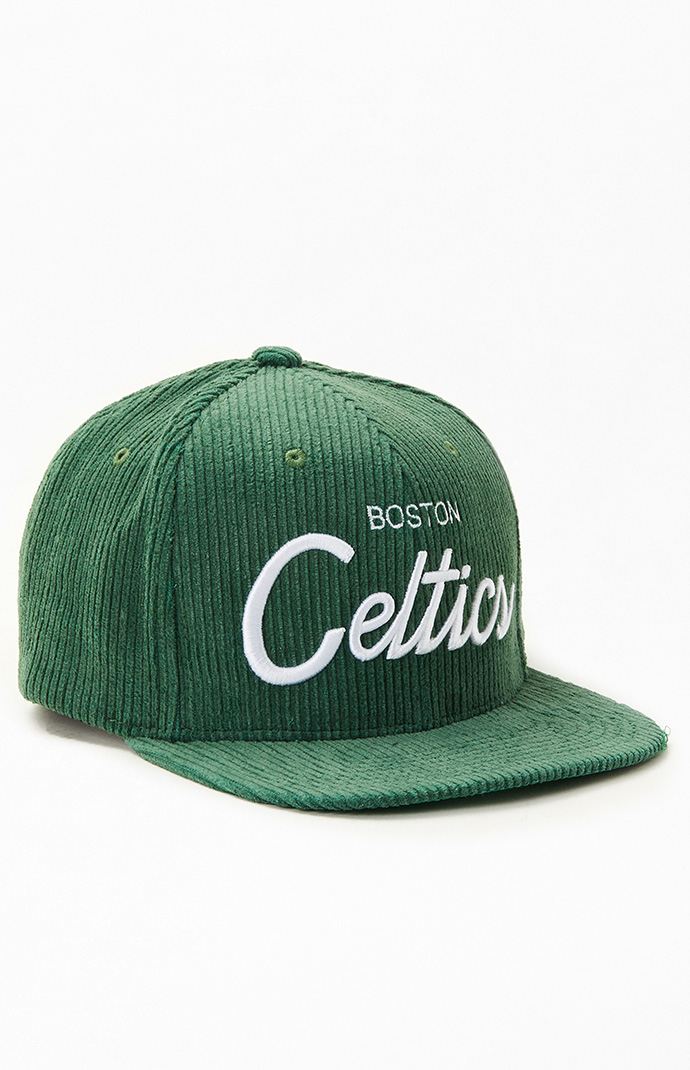 Mitchell & Ness Boston Celtics Corduroy Snapback Hat | PacSun