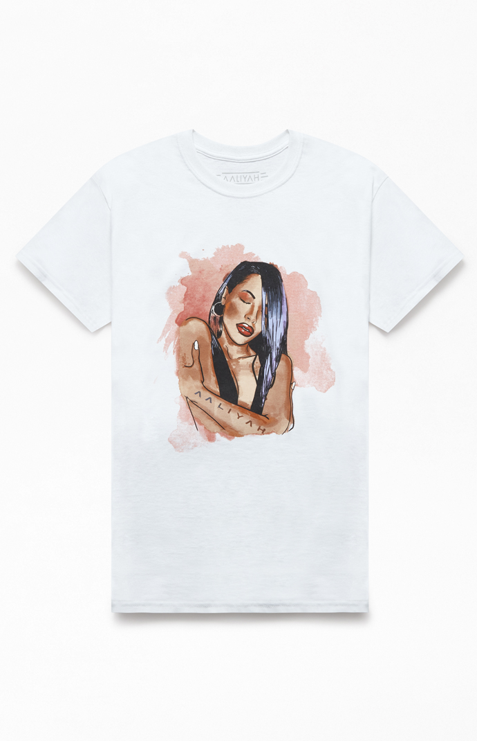 Aaliyah Watercolor T-Shirt | PacSun | PacSun