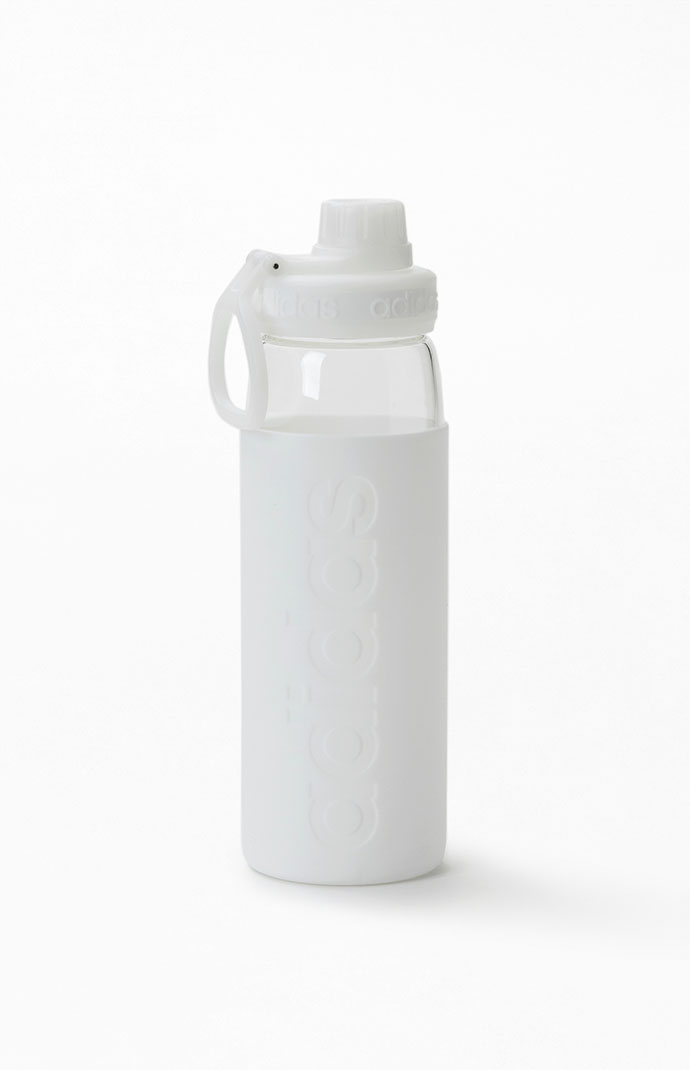 adidas White Squad Glass Water Bottle | PacSun