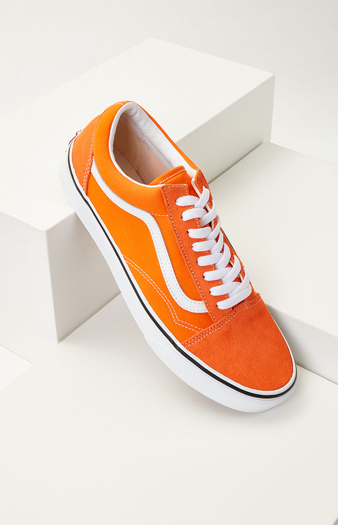 Vans Orange Old Skool Shoes | PacSun