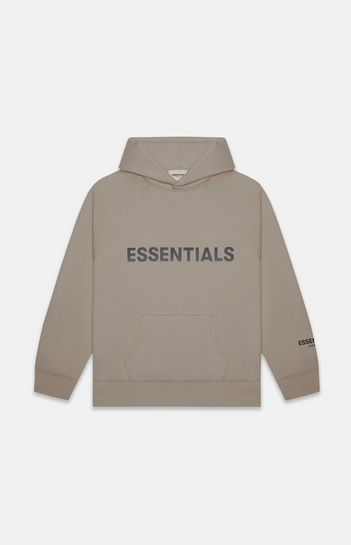 Fear of God Essentials Hoodie Taupe 100% Authentic Size Medium