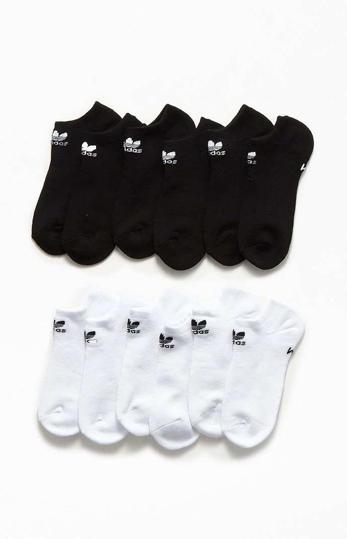 adidas Kids Trefoil No-Show 6 Pack Socks | PacSun