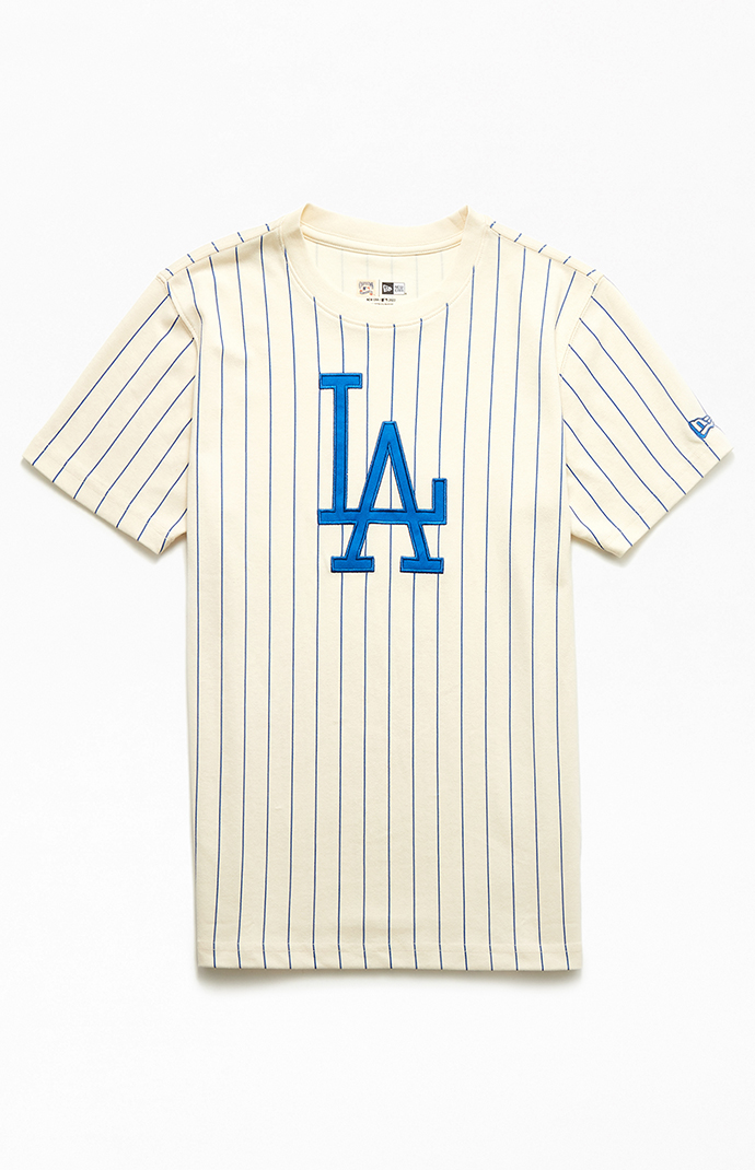 New Era Dodgers Pinstripe T-Shirt | PacSun