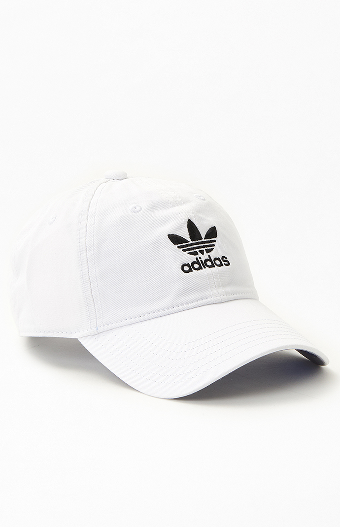 adidas Kids White Washed Dad Hat | PacSun