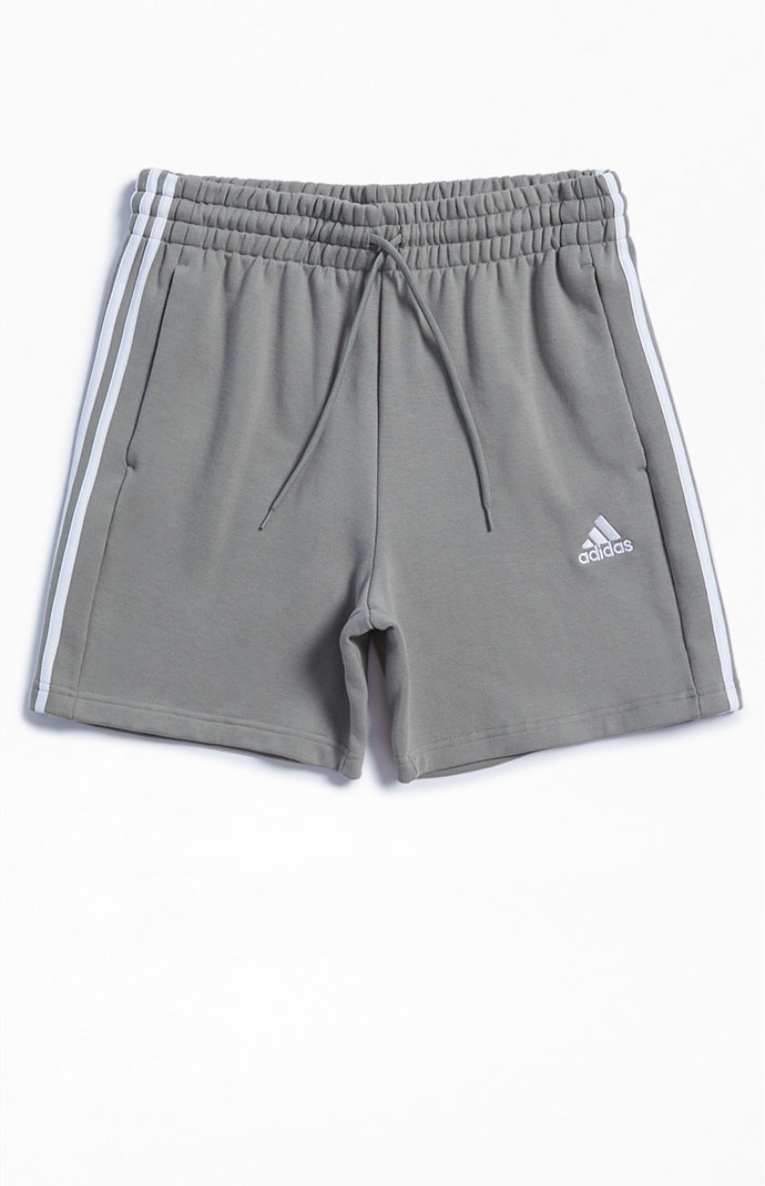 adidas Green 3-Stripes FT Sweat Shorts | PacSun