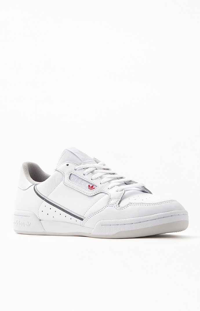 adidas White & Grey Continental 80 Shoes| PacSun | PacSun