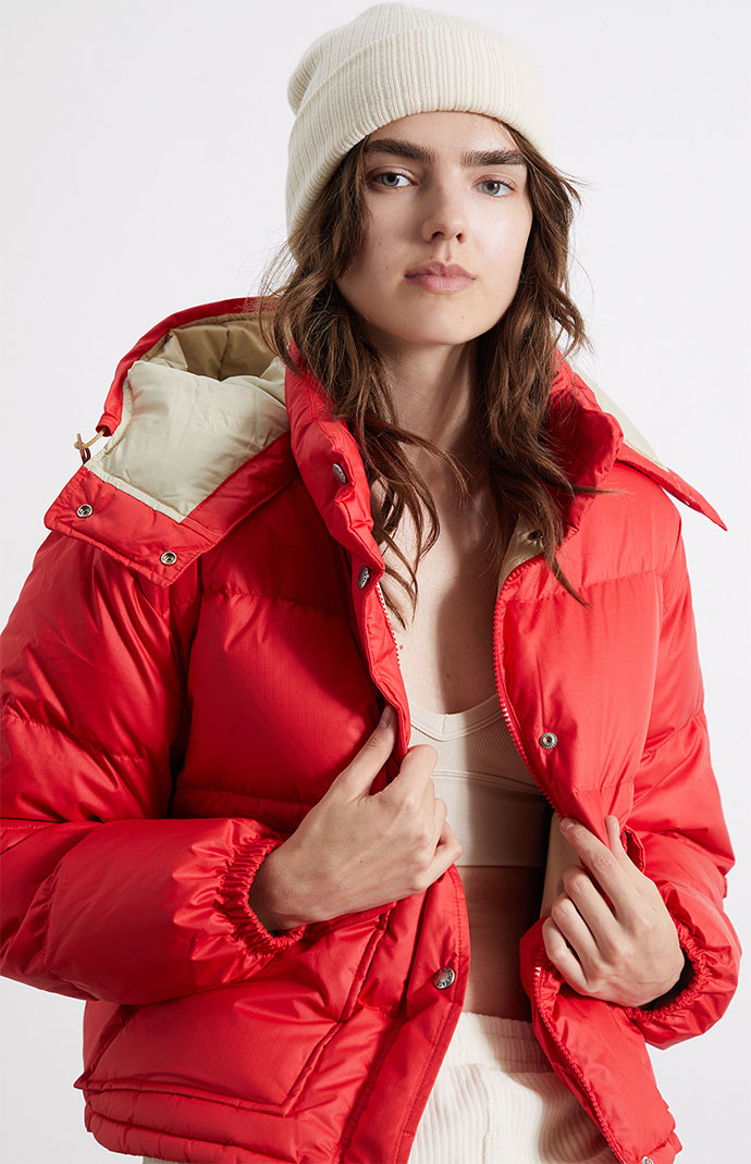 The North Face Eco Red 71 Sierra Down Short Jacket | PacSun