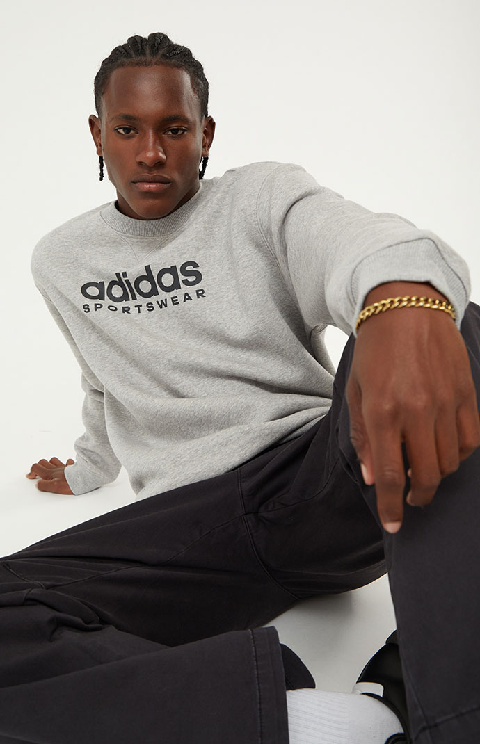 adidas Eco Sportswear Crew Neck Sweatshirt | PacSun