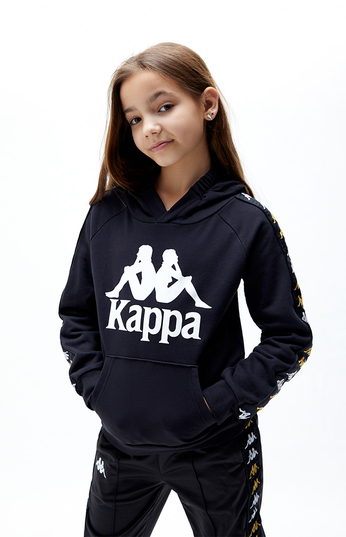 Kappa Kids Black 222 Banda Hurtado Hoodie | PacSun