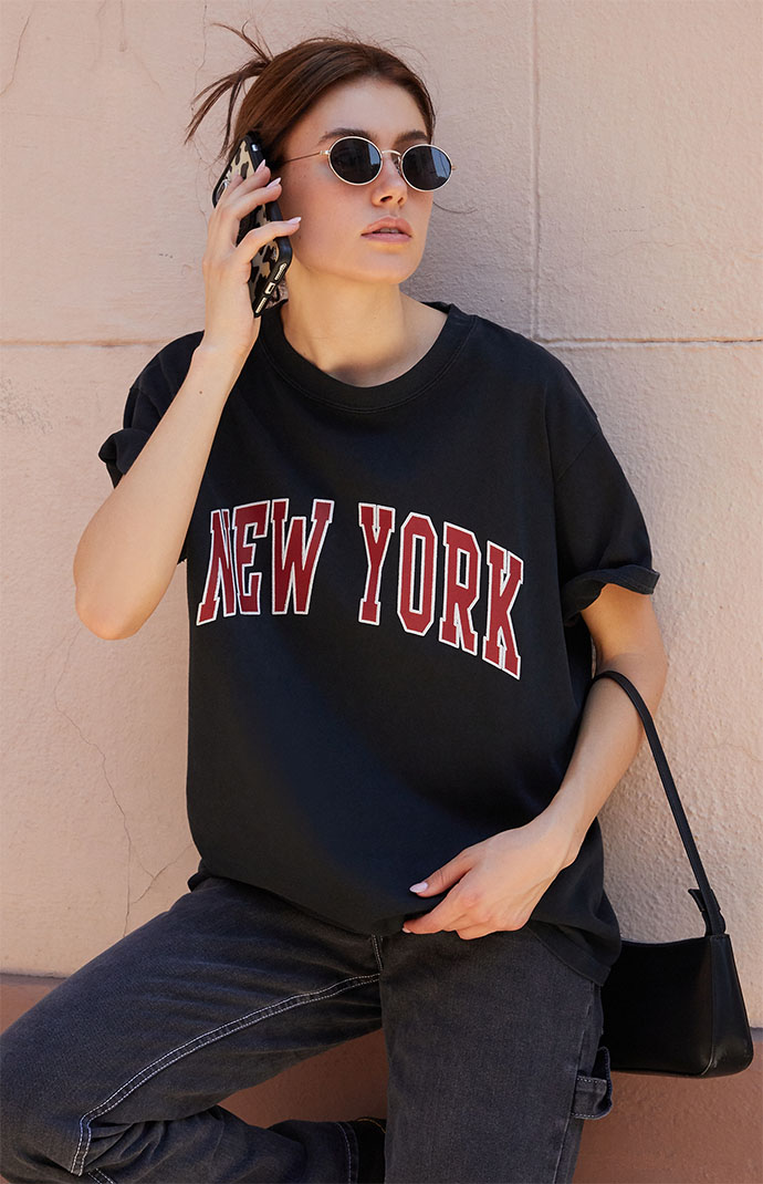Galt Black New York T-Shirt | PacSun